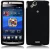 Black Silicone Case pouch for Sony Ericsson Xperia Arc X12 / Arc S